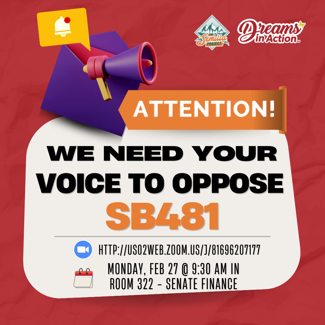 semilla_project's tweet photo. 🚨WE NEED YOUR SUPPORT TO OPPOSE SB481! 🚨

This bill is trying to turn the NM "Opportunity Scholarship," which has allowed thousands of New Mexicans to stay or go back to college, into a loan... 🤦‍♀️🤦‍♂️(as if we didn't have enough debt and bills to pay already) #nmleg #nmpol https://t.co/nO3EeLxR4f