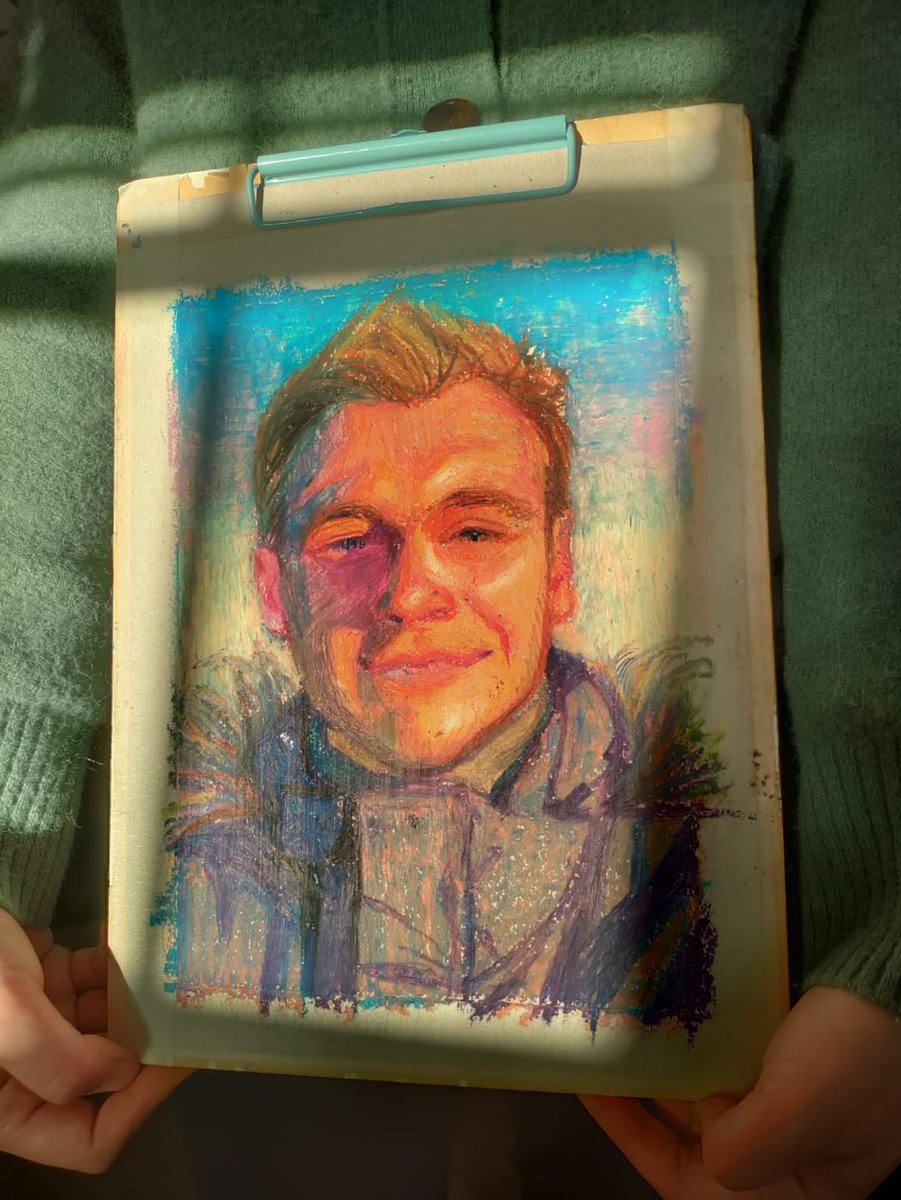 yeony__lee's tweet photo. Had a little fun with oil pastel! https://t.co/tnhIzWFMEJ