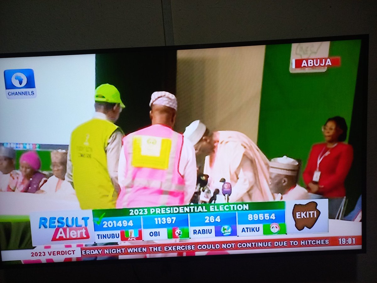 ecodebaron's tweet photo. Presidential result for Ekiti state. #Inecresults https://t.co/EsUUCMrYMf