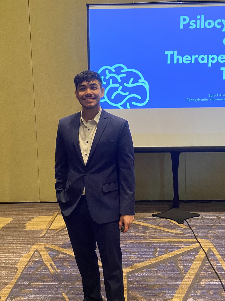 PAPharmacists's tweet image. Psilocybin as a Therapeutic Tool tor #pharmacists by Sa’ed Al- Olimat of @CVSHealth #PPAConference