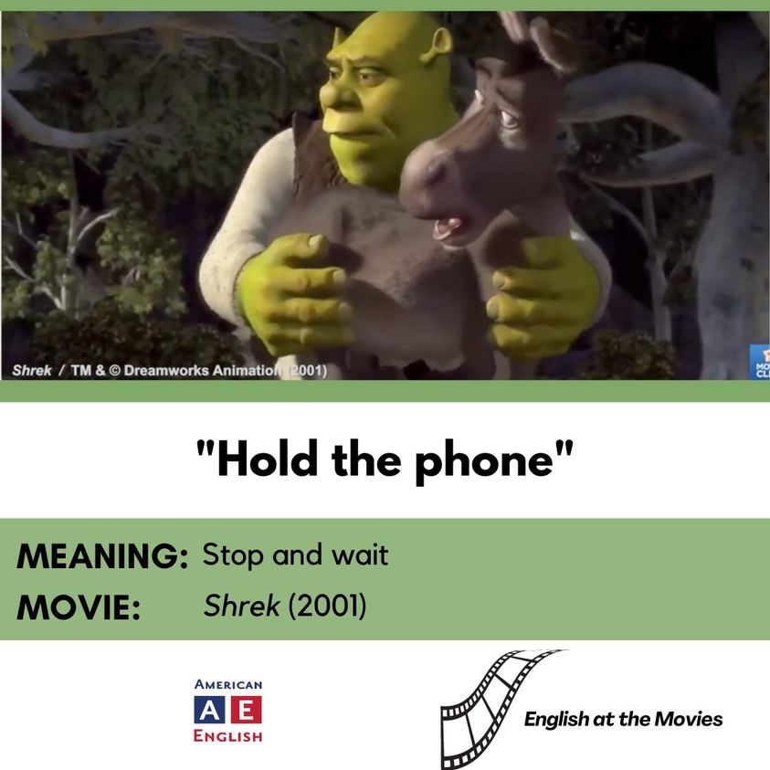 USembassyMadrid's tweet image. 🇺🇸🎞️Aprende inglés con películas
💔 💔 &quot;I&apos;m gonna break up with my partner.&quot; 
🛑 ✋ &quot;HOLD THE PHONE! Have you thought this through!?&quot; 
➡️Watch the video here:
learningenglish.voanews.com/a/5679044.html
#LanguagePoint  #Slangs  #Idioms  #EnglishthroughMovies