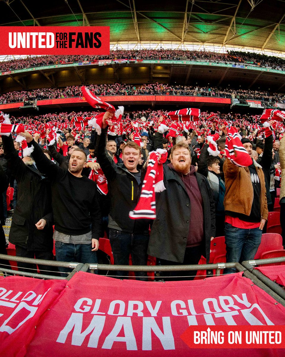 Bring us home, Reds ✊🔊 #MUFC || #CarabaoCup