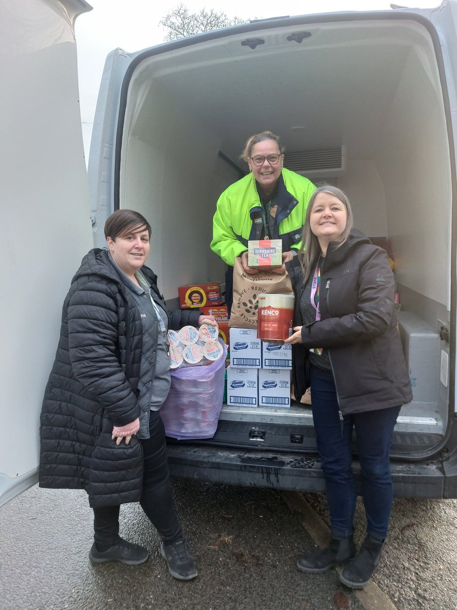 Big thank you to Pam @ Morrisons for the donation to our new Departure Lounge. These products will support women being released into the community