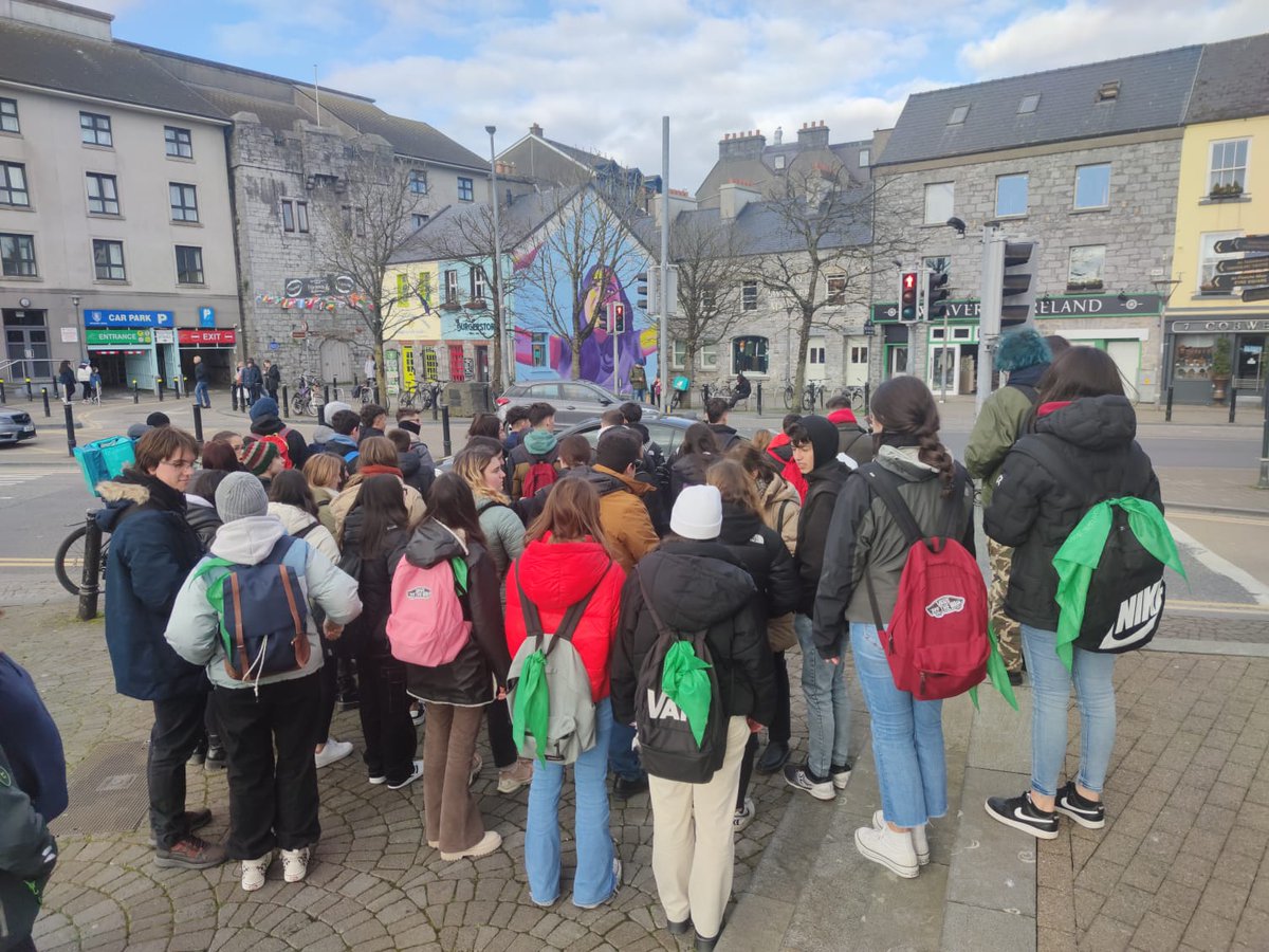 iesalonsodemad1's tweet image. Y hoy ha tocado día de excursión.
Hemos visitado los Acantilados de #Moher y #Galway