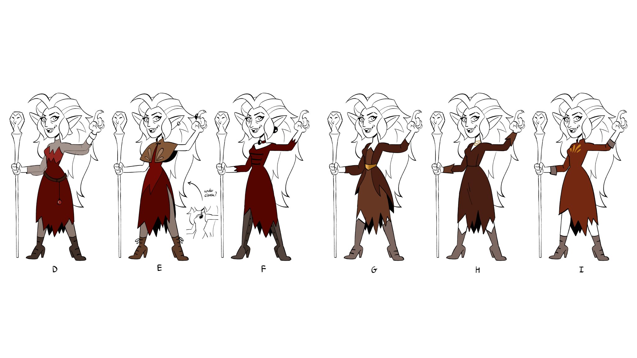 Disney Animation Promos on X: Early character design work for Eda