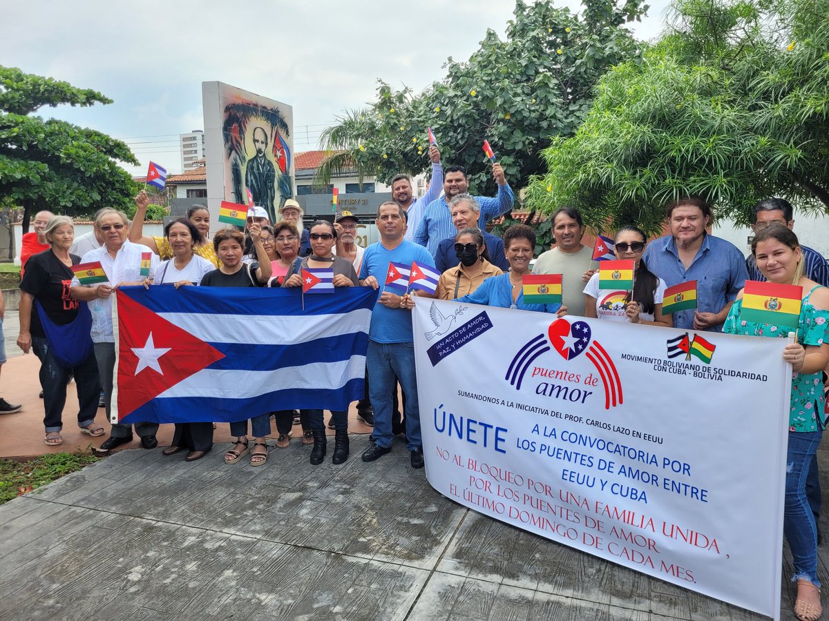 BrunoRguezP's tweet photo. Imposible silenciar tantas voces que en el mundo respaldan nuestro justo reclamo a vivir #MejorSinBloqueo.

Organizaciones solidarias, amigos y cubanos se movilizan #JuntosXCuba para denunciar esa política abusiva y criminal que asfixia y castiga a todo un pueblo🇨🇺. https://t.co/Q4WtSzIPfL