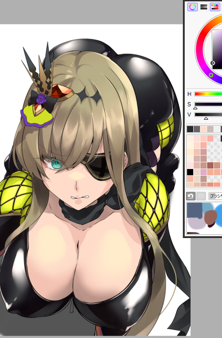 てかてかしてきた 