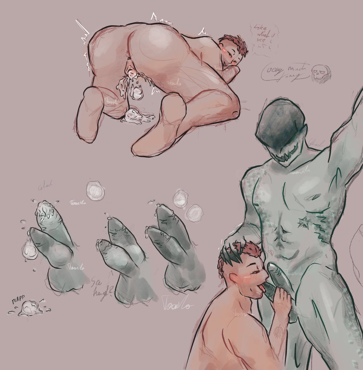 Taarito_'s tweet photo. I am not sorry for this #soapghost monster AU ✨

(bonus of how the eggs got in there 👀)

#mw2nsfw #GhostSoap #soapmw2 #MWII #MW2 https://t.co/2ZLmX64WtD