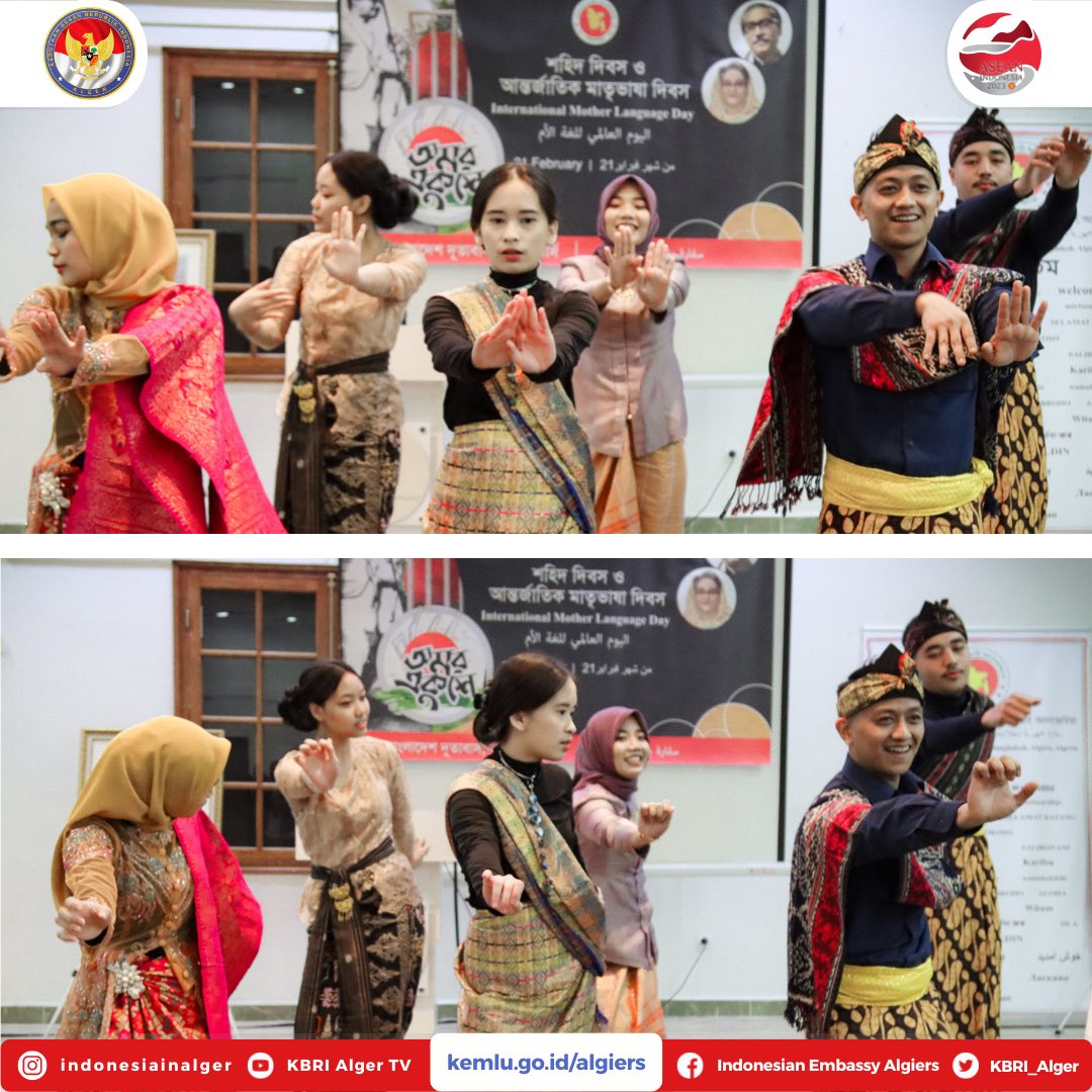 indonesiaalger's tweet photo. On that occasion, the Indonesian Embassy in Alger participated in a fashion and dance show as well as a cooking demonstration which was directly demonstrated by the Indonesian Ambassador to Algeria.
#inidiplomasi https://t.co/ZfauDXOhAf