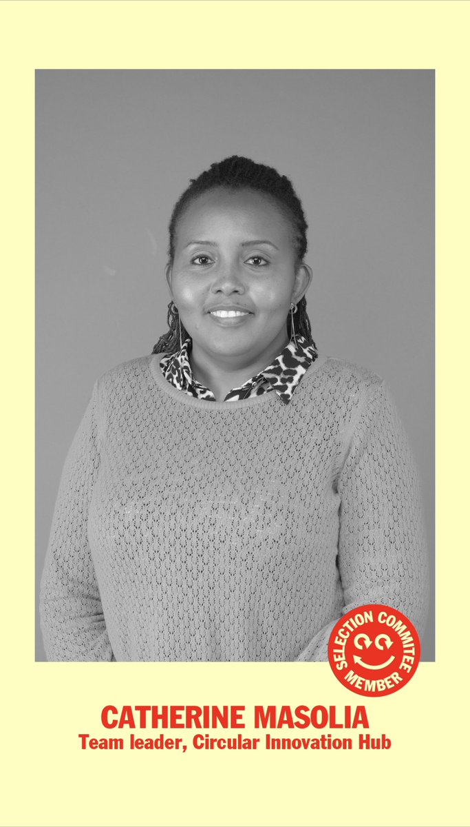 VuyanziKadenge's tweet image. Happy to share that I’ll be joining the Selection Committee for the #MakeitCircularChallenge by @whatdesigncando! 🌟 

Together we&apos;ll review the 650+ entries in the competition and come up with a list of the most promising ideas + start-ups.

Learn more: makeitcircular.whatdesigncando.com