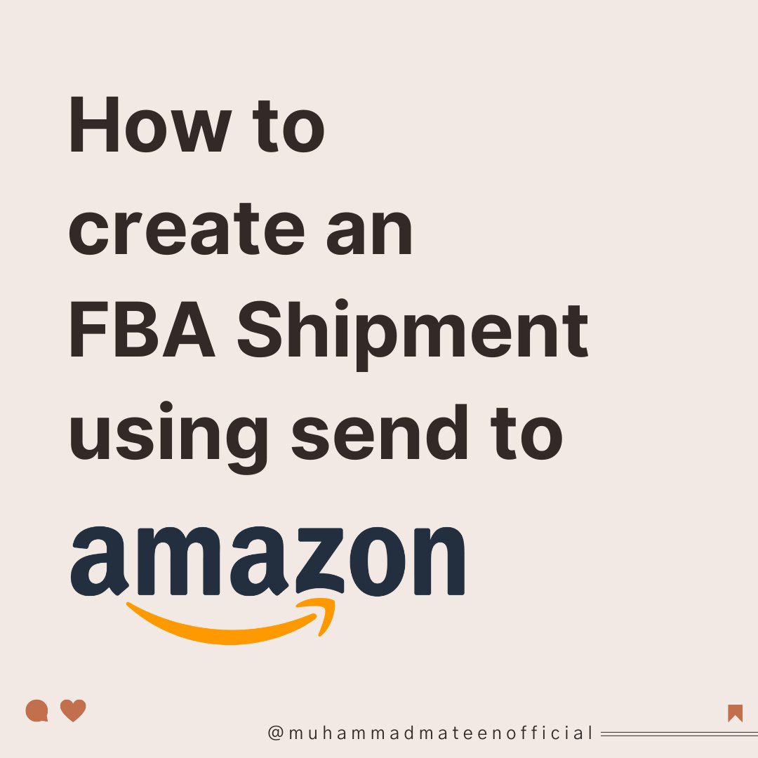 mateen_tts's tweet photo. ✨How to create an FBA Shipment using send to Amazon,

#Amazon #FBA #shipping #plane #wherehouse #ecommerce #business #consultant #share #onlinestore #muhammadmateen #Official https://t.co/pdZW2EZFSM