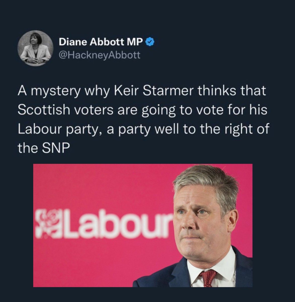 @AhsanKhanSNP Red tories not wanted in Scotland, even his own mp's are telling starmer.