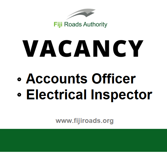 Fiji Roads Authority on Twitter "📢 Vacancy Alert! Come join our