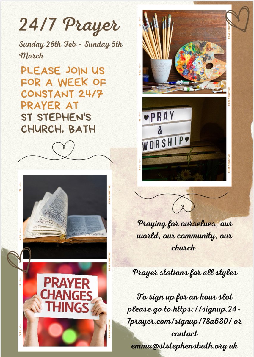 revemmaking's tweet photo. So pleased to launch a week of 24/7 prayer today at St Stephen’s in Bath! https://t.co/EvBxCkuYRU