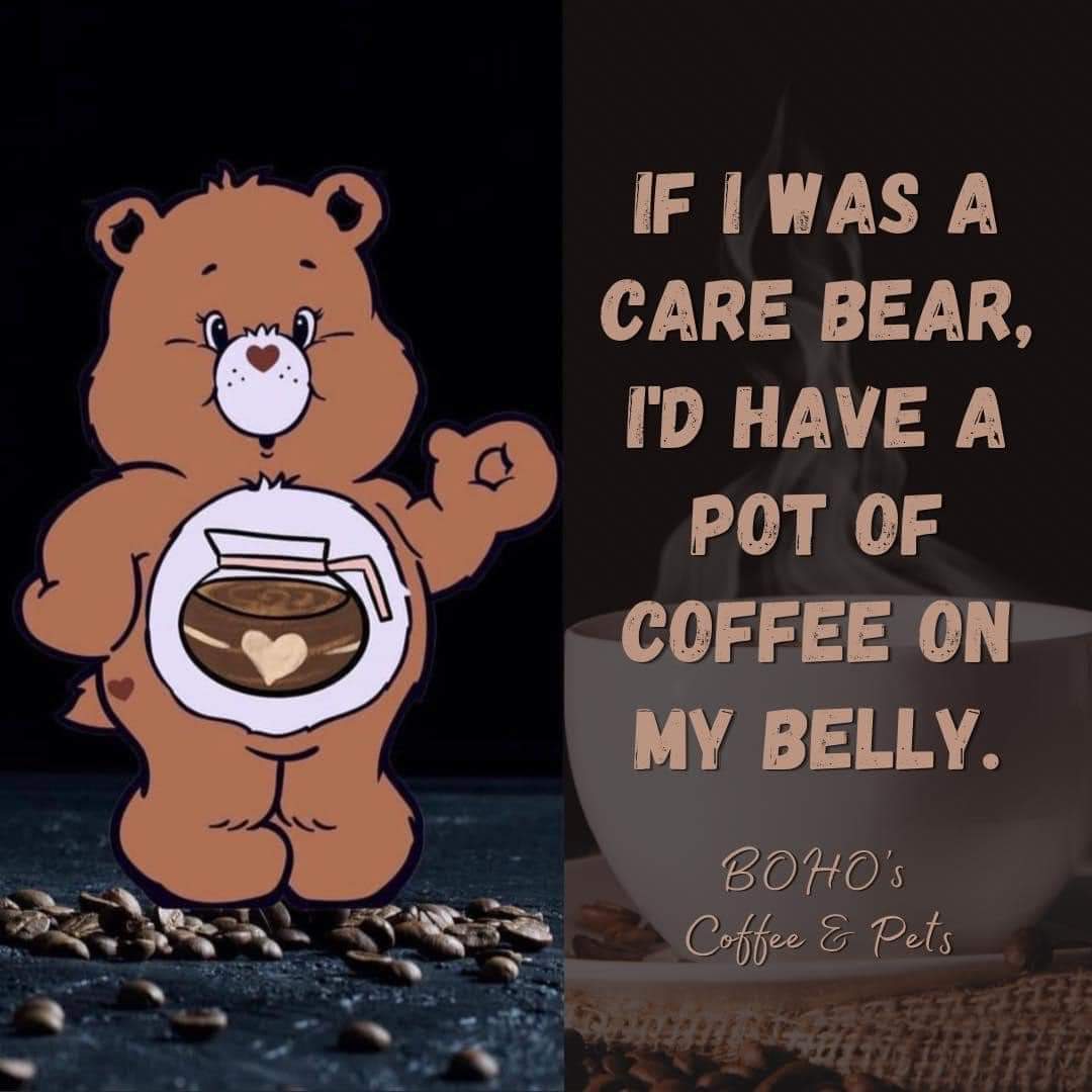 This would be me, IF I was a care bear! I'd deliver the power of coffee ☕😁

#CareBear #Coffee #CoffeeAddict #CoffeeLover #coffeeholic #CoffeeClub #humor