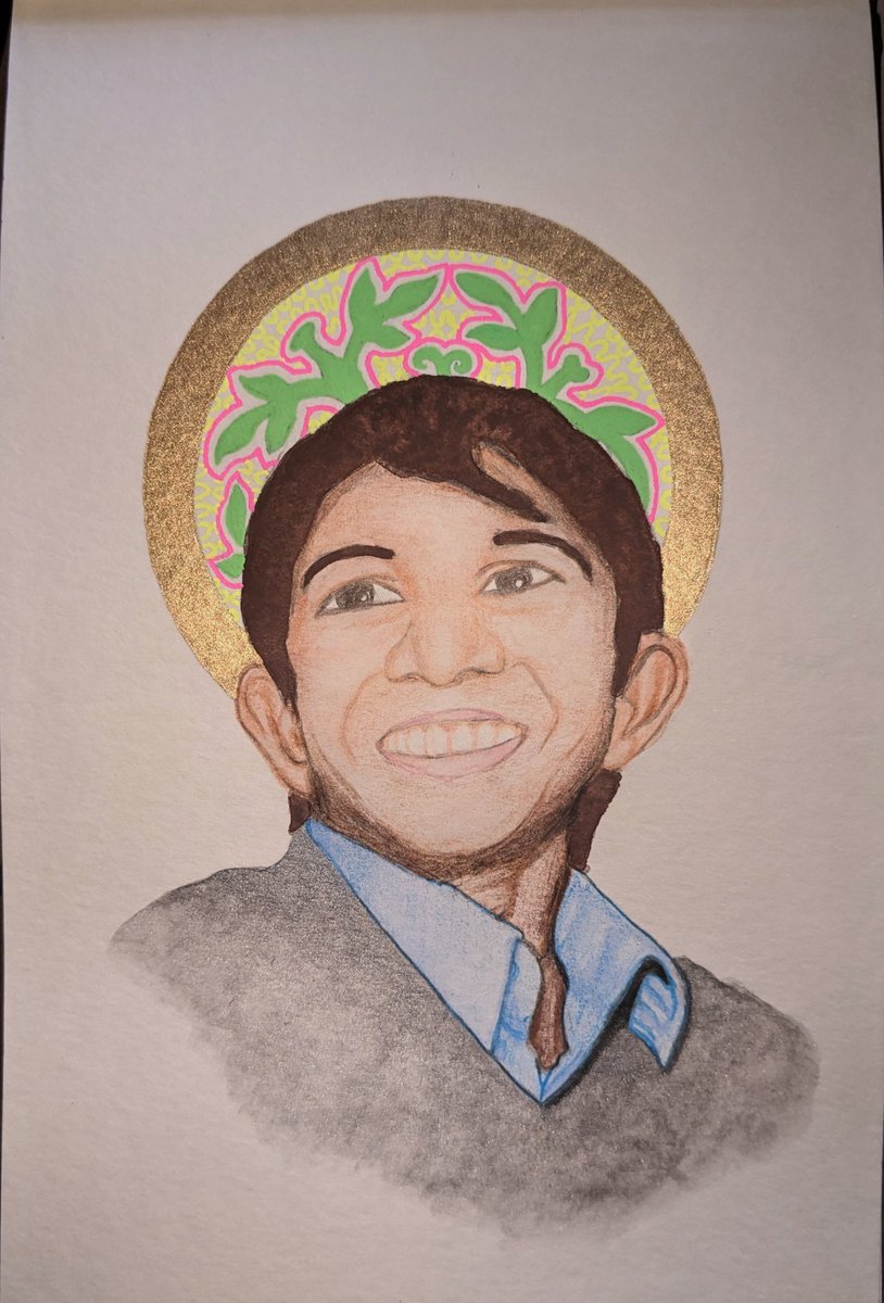 EnkiEa47's tweet photo. Iqbal Masih - اقبال مسیح
---
🎨 Mixed media
---
The Little Hero
---
"Iqbal Masih was a Pakistani Christian child labourer and activist who campaigned against abusive child labour in Pakistan.

At the age of four, he was sent to work by his family to help them pay off their debts. https://t.co/j1b7mlJw9u