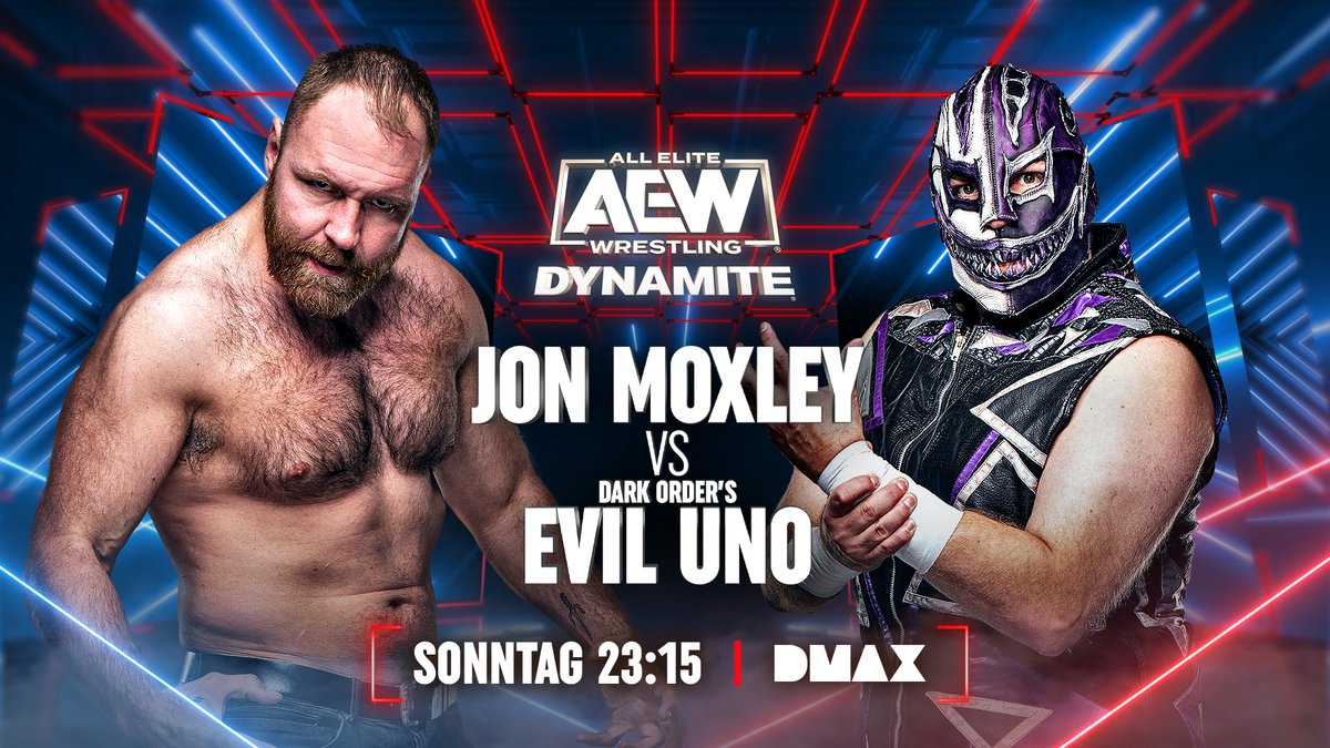 warnertvde's tweet image. Heute um 23:15 Uhr gibt es endlich wieder #AEWDynamite auf #DMAX. Euch erwarten zwei spannende Stunden mit aufregenden Matches und interessanten Entwicklungen kurz vor #AEWRevolution . Unbedingt einschalten!

#DMAXWrestling #AEW #Wretling #AEWFans