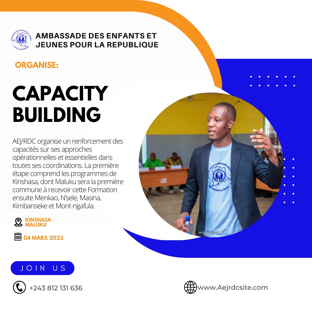 AmbassadeEt's tweet photo. Tour des provinces, avec comme objectif de renforcer les capacités de chaque coordination locale où l’AEJ/RDC opère ! Kinshasa sera la première à recevoir l’équipe de la coordination nationale pour ladite formation dans la coordination de #Maluku. N’est-ce pas intéressant ? https://t.co/57S6bZw45r