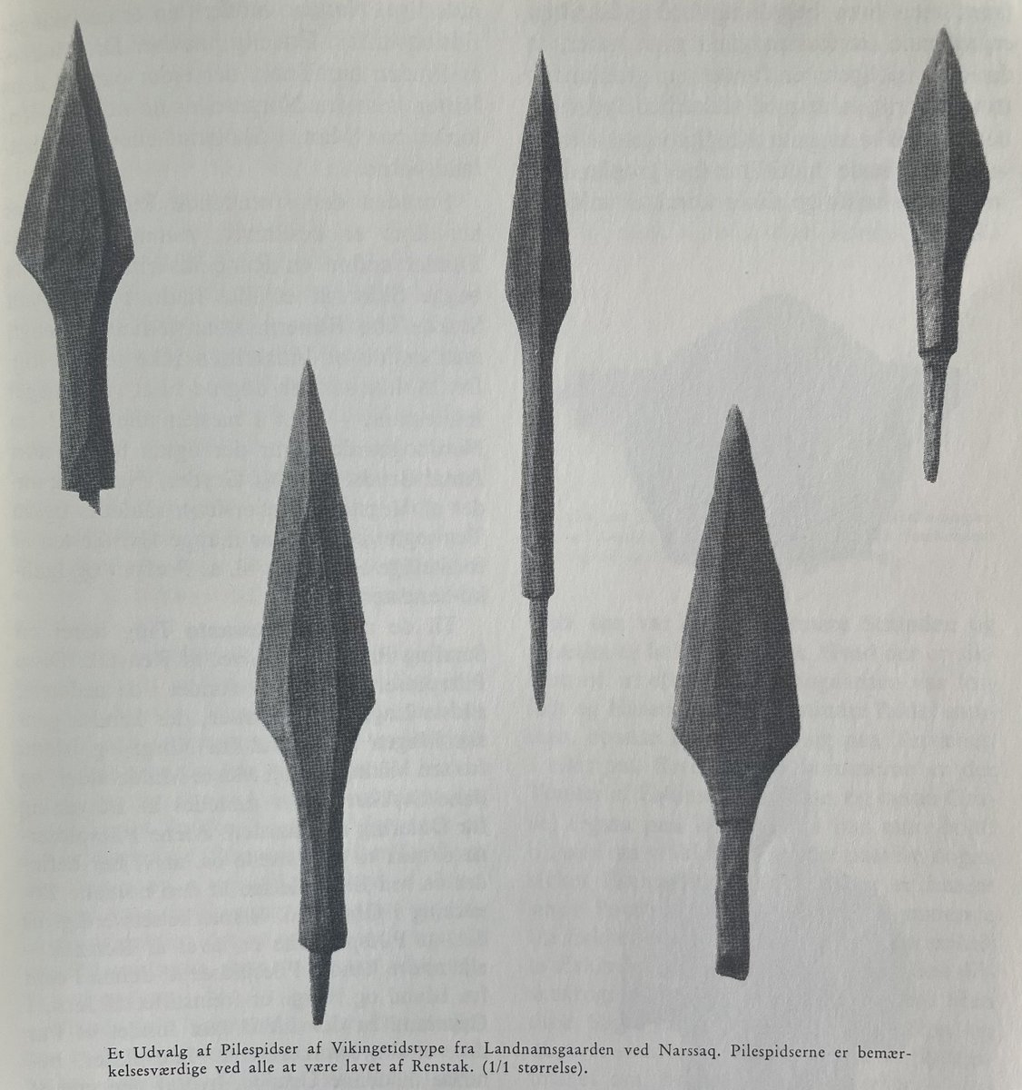 MarginalViking's tweet photo. Ever see the Norse arrow points from Greenland carved out of antler? I think these are so neat. https://t.co/QRxwn92UEJ
