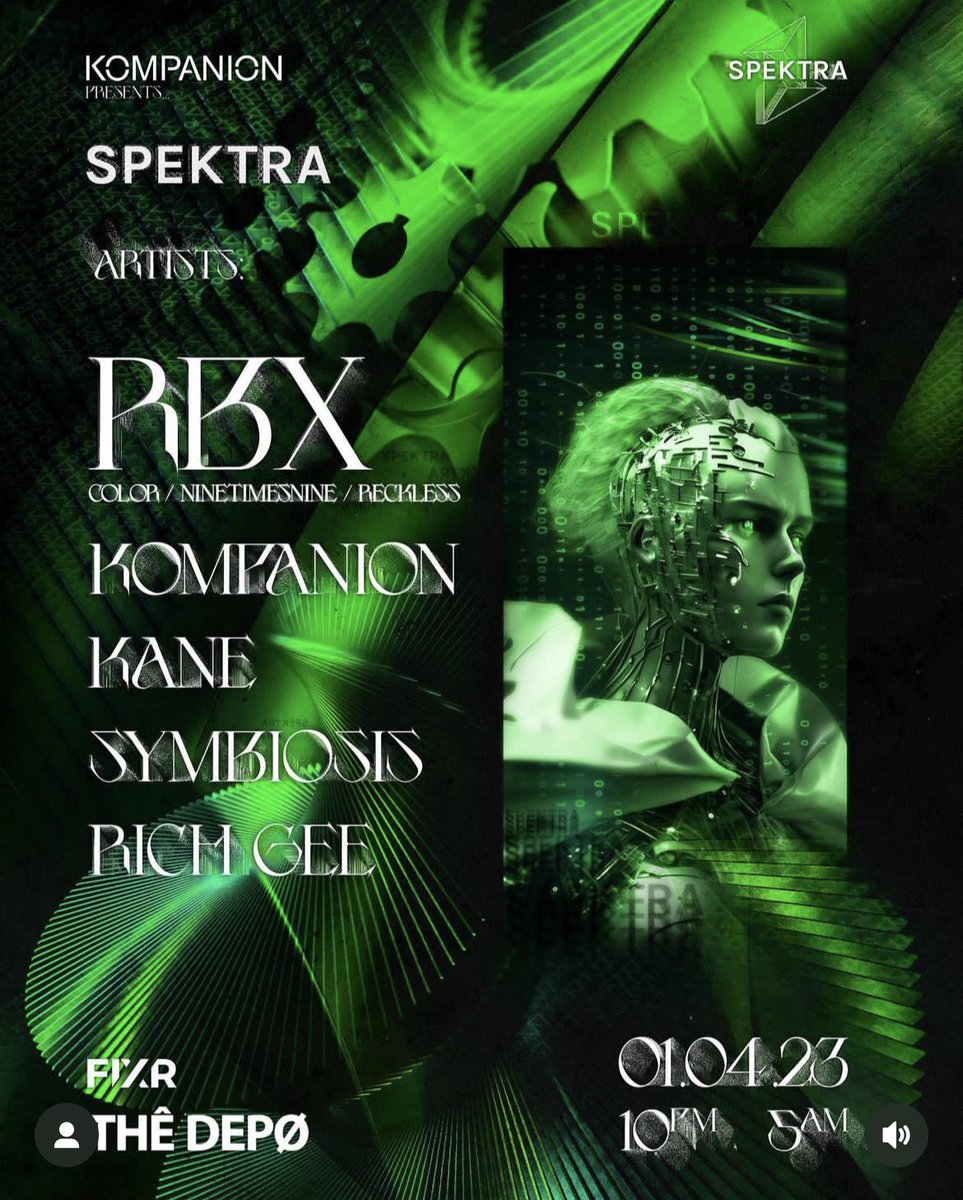 murton_jack's tweet photo. 01/04/23 - RBX 
21/04/23 - FARRAGO 
16/06/23 - CHARLIE SPARKS 
Southwest biggest techno party you better believe it is SPEKTRA! Trust the movement 🖤 https://t.co/dq77by3rVP