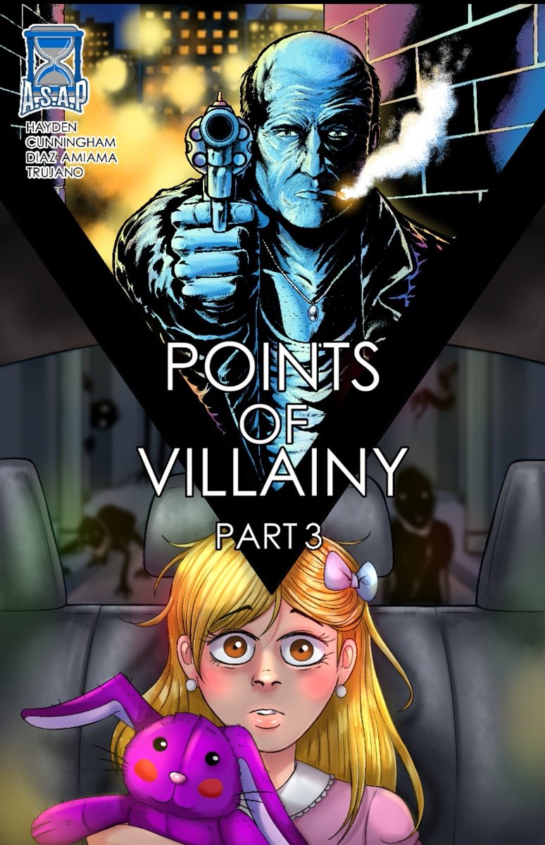 The final issue of the Points of Villainy trilogy is now available for pre-order featuring two new artists!

A retired police officer and a six-year-old girl. One event. Two stories. Two tales of terror.

Link below!