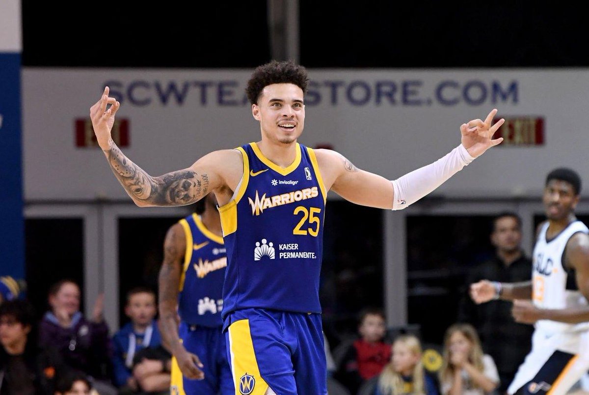 WarriorsMuse's tweet photo. In case you missed it, Lester Quiñones was BALLING for the Santa Cruz Warriors last night!

42 PTS
8 REB
4 AST
4 STL
8 3PM (!!)
69.3% TS

Insane statline. Pure hooper. @Effort_les https://t.co/3zsQagIDI6