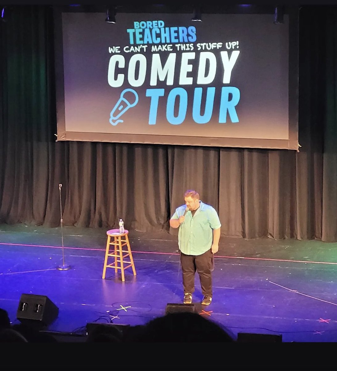 EdTechYoder's tweet image. Tonight at the Keswick with @BoredTeachers comedy Tour! Almost sold out! Get those tickets now!
boredteachers.com/comedy-tour
#boredteacherscomedytour #wecantmakethisstuffup
#btcomedytour2023 #boredteachers #teachercomedyshow #comedy #teachercomedy