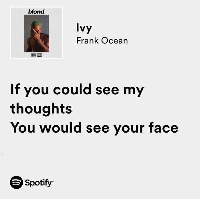 thesadbaby's tweet photo. frank ocean / ivy https://t.co/PE70Hdkgel