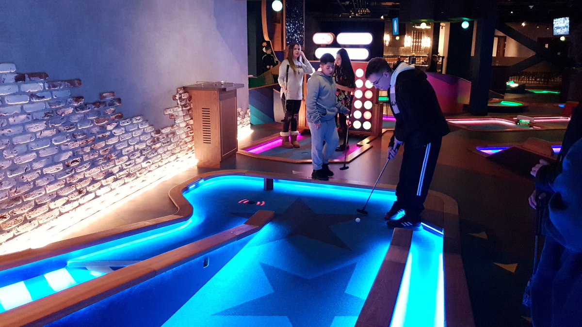3rdenfieldbb's tweet photo. The @enfieldbb Company & Seniors Weekend Away has come to a close today with a trip to Puttshack in Watford β³ as well as devotions βοΈ and games β½οΈ on site. Thanks to all who were involved in organising - we've had a great time! π #BoysBrigade #BBAdventure #BBinLondon https://t.co/T3iSxEH1N5
