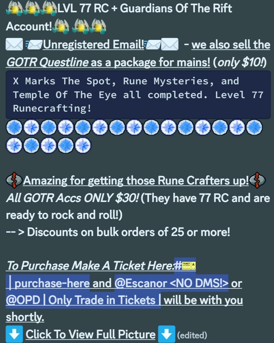 GoldStreamOSRS's tweet photo. We #work hard so you don't have to. Anything you need #osrs just let us know. 0 bans, 0 bull shit, 0 issues. 

We prove why trust is valuable in our work every day, come get the benefits of the #GoldStream family.  #runecrafting #gotr #rc https://t.co/d9Pa5kQzK4 https://t.co/ZG4vdoubjf