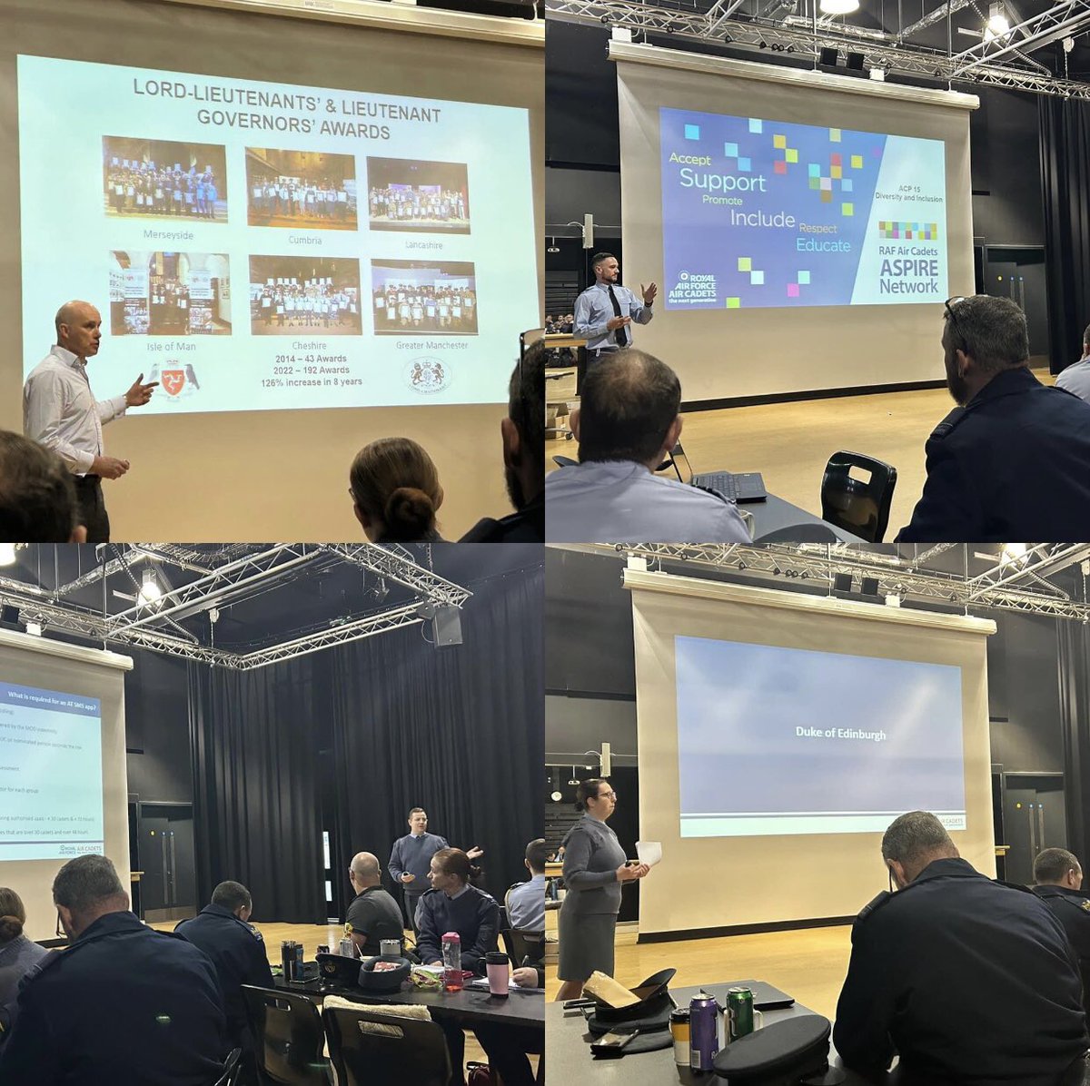 472squadron's tweet photo. We’ve had a great day at North Liverpool Academy with 472 Sqn’s Staff. Another information packed day, some networking done, caught up with some friends & now back at Sqn with a load of information to help give our cadets the best experience possible. #Team472 https://t.co/v66ys7OdKl