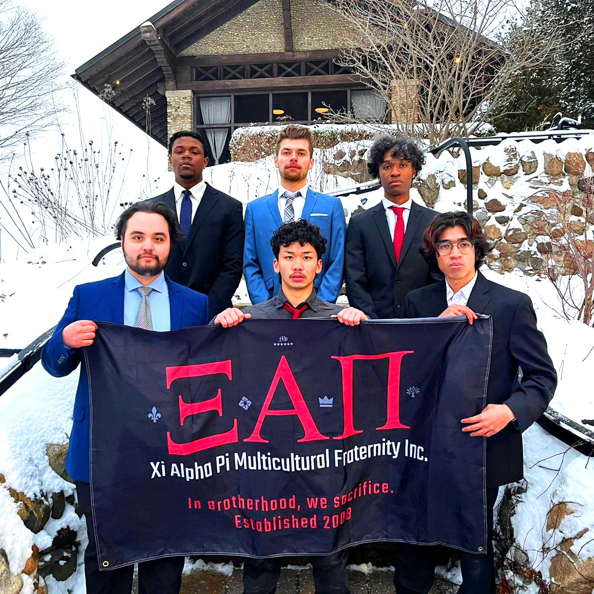 xialphapi08's tweet photo. Congratulations to our newest Brothers! We're proud to have these fine gentlemen in the family! Welcome to the #Brotherhood!!! 👏👏👏

Alpha-Epsilon “Excelsior” Class
Br. Dolos
Br. Ikarius
Br. Anteros
Br. Arkouda
Br. Xenia
Br. Homeros 

#utsc #uoft #greeklife #fraternity #toronto https://t.co/5m5bE4tzhu