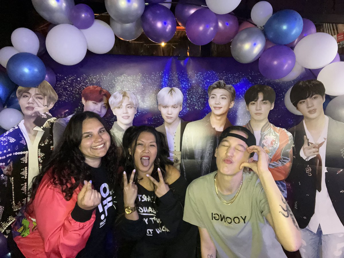 BTSBombshells's tweet photo. ARMY!! Thank you for coming out and celebrating SOPE with us! It was an absolute blast! BORAHAE! 💜 https://t.co/cKtjvzKZuI