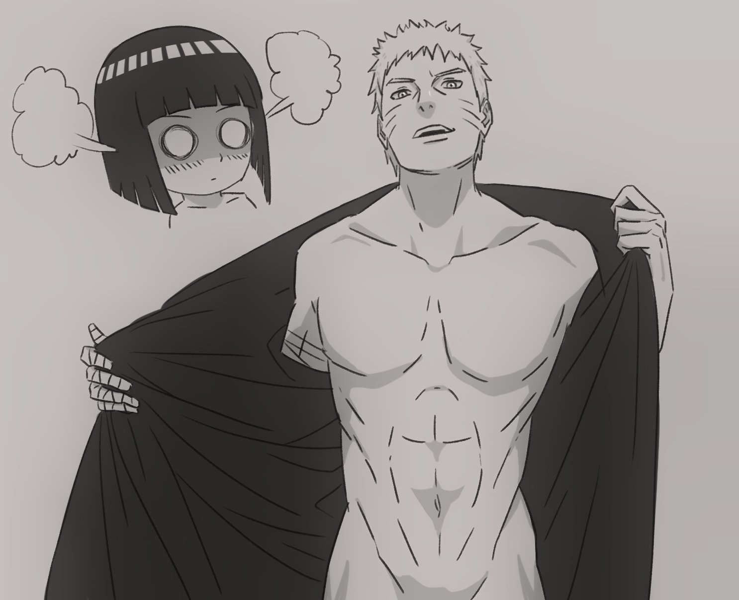 nanadaime on X: ๐๐๐ #naruto #boruto #naruhina #nsfw #art https