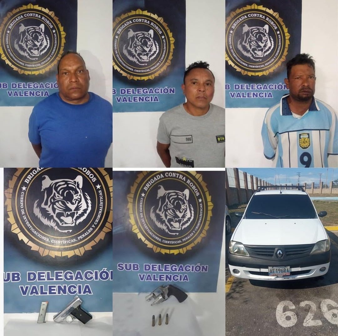#26FEB || Funcionario del #Cicpc en el edo. Carabobo, lograron desarticular el grupo hamponil Los Manaos, dedicados al robo en comercios.

#JuntosPorLaPatria