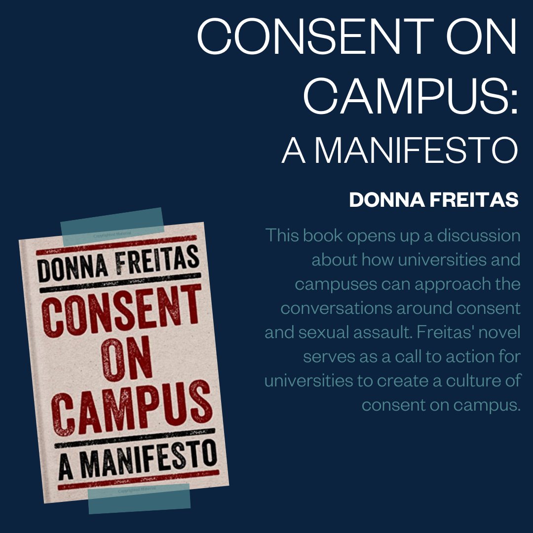 EndRapeOnCampus's tweet photo. Each Sunday, we will be sharing content made by our Student Survivor Caucus Reps! For today's #SSCSunday, they have gathered books for your To Be Read list. Be sure to look into their suggestions!
#ToBeReadList #TBR #StudentSurvivorCaucus #EndRapeOnCampus #EROC https://t.co/dnuZFihXzl