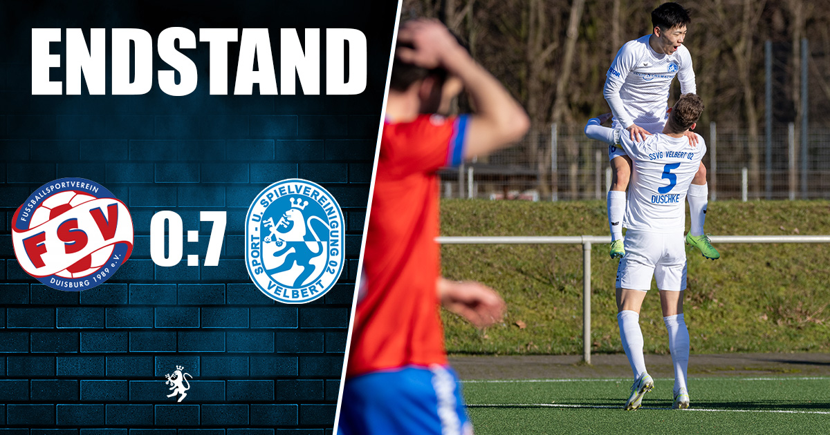 Na wer ist schon das tapfere Schneiderleich? - Sieben auf einen Streich können wir auch. 

Auch beim Tabellenschlusslicht geben sich unsere Jungs keine Blöße und meistern die Pflichtaufgabe souverän. 

#Velbert #OberligaNiederrhein #Fussball #soccer #football #Oberliga