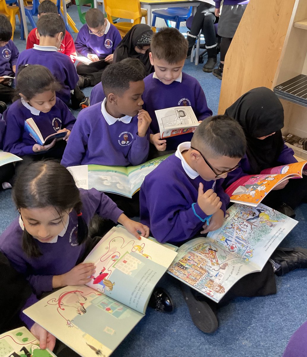 Pearl Class loved choosing and sharing our new books! #readachievesucceed