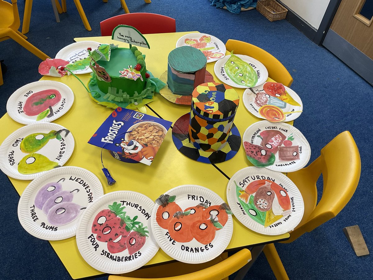 Pearl Class loved sharing the top hats we made at home to celebrate our #readachievesucceed day. Can you guess the books that inspired us?