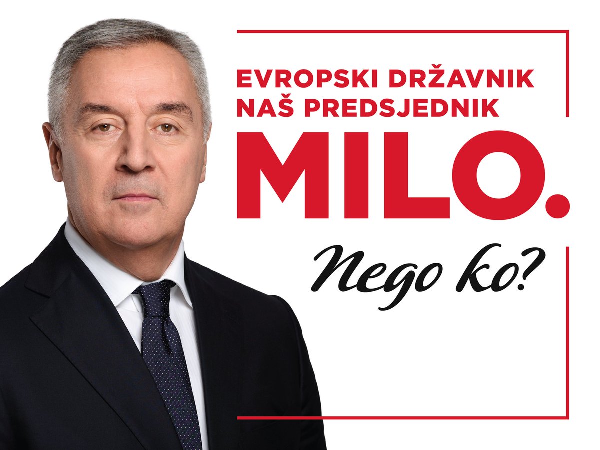 DPSCrneGore's tweet photo. #MiloĐukanović
#NegoKo
#EvropskiDržavnik
#NašPredsjednik
#CrnaGora 🇲🇪 https://t.co/yyLZGGwiNa