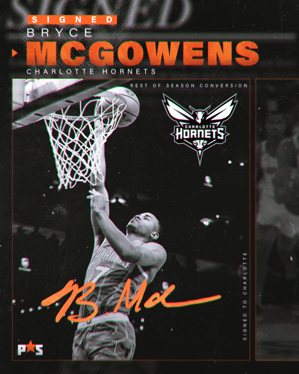 Congrats to <a href="/BryceMcgowens5/">Bryce McGowens</a> on getting his two-way contract converted to a multi-year deal with the <a href="/hornets/">Charlotte Hornets</a>! 🐝