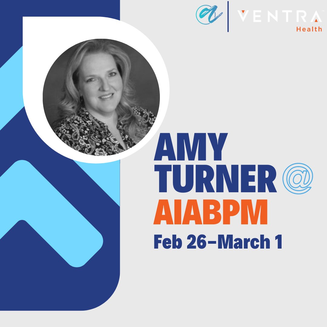 VentraHealth's tweet image. Attending @AIABPM 23? Join Amy Turner, RN, BSN, MMHC, CPC, CHC, CHIAP, for one of her presentations:
2/26 - Billing and Coding Boot Camps @ 1pm & 3:30pm
2/27- Acute Pain Management @ 2pm
2/28 - Chronic Pain Procedures @ 9am
#AnesthesiaCoding #AnesthesiaBilling #VentraHealth