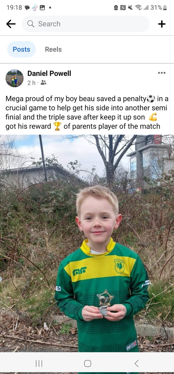Proper proud of my son beau ❤