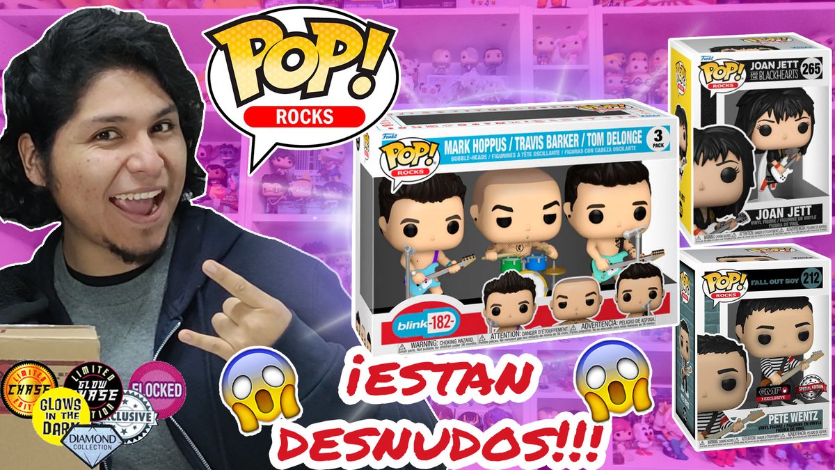 Misery_Pop's tweet photo. Como cada domingo, NUEVO VIDEO EN EL CANAL 🌚🌝
Link⏩  https://t.co/VkVLo6HDs8

#Funko #funkoPOP #blink182 #joanjett #falloutboy #musica #miserypop #mychemicalromance https://t.co/0nEHR6k38f