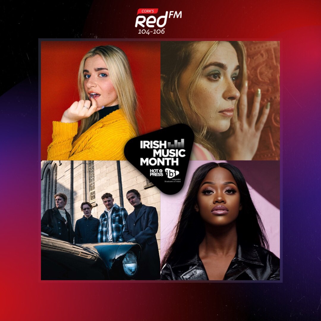 MagsBlackburn's tweet photo. Congratulations to @CorksRedFM Irish Music Month finalists - @salmusic_ie, @theneoncars, @darianjune and Yesunia✨

Irish Music Month in association with Hot Press magazine, the IBI, and the BAI Sound &amp; Vision Fund https://t.co/x87DmyucZ4