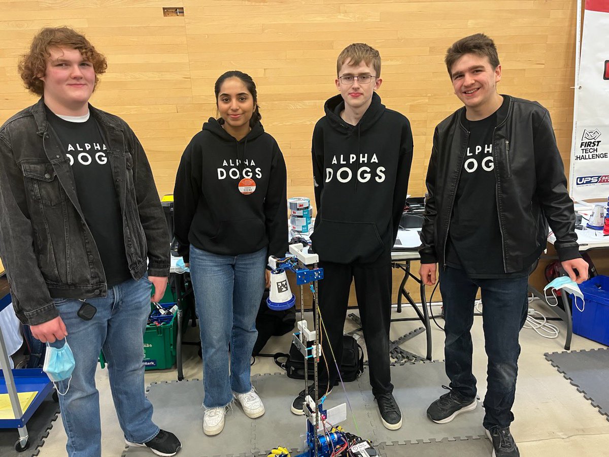 Good luck to FTC team 22242!  We wish the best to all teams competing at the FTC provincials today!