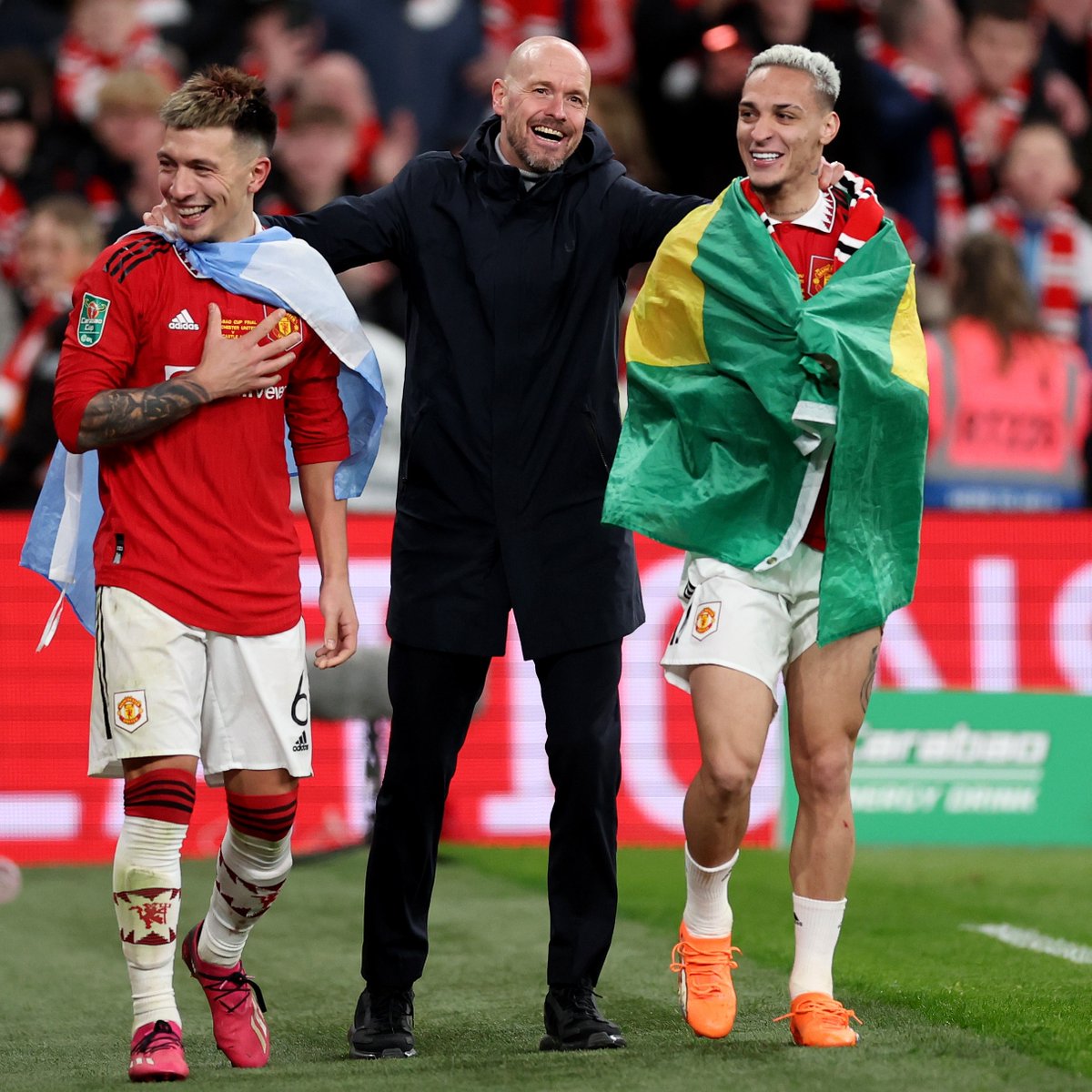 ManUtd's tweet photo. THESE SCENES >

#MUFC || #CarabaoCup