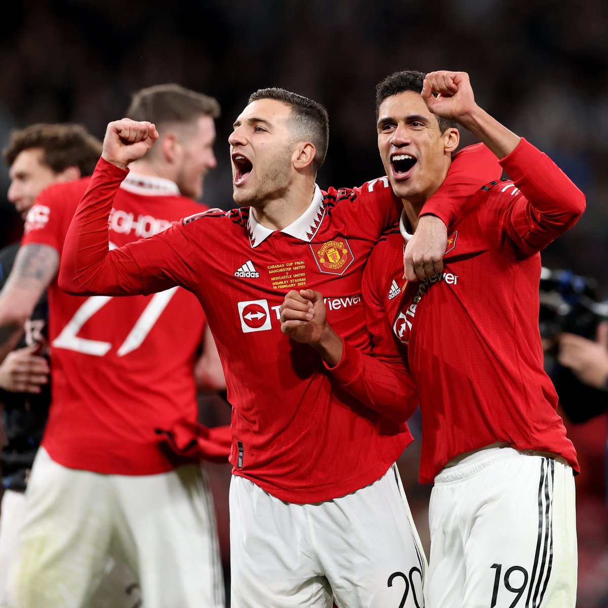 ManUtd's tweet photo. THESE SCENES >

#MUFC || #CarabaoCup