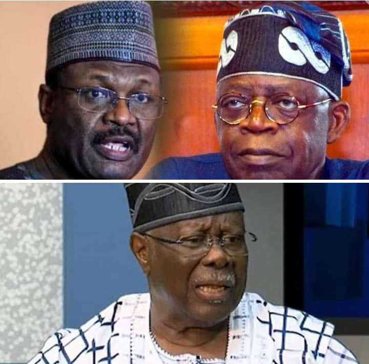 redcap_blondie's tweet photo. INEC chairman should tell Nigerians what he came to Ikoyi Lagos to do last night being 25th
Feb.

My main concern is that he came and left in
Tinubu's private jet.
- Bode George

#CongratulationsObidatti Plateau Channels TV #Obasanio Epe LGA Ortom SE and SS Desmond https://t.co/XbsDgtOZiE