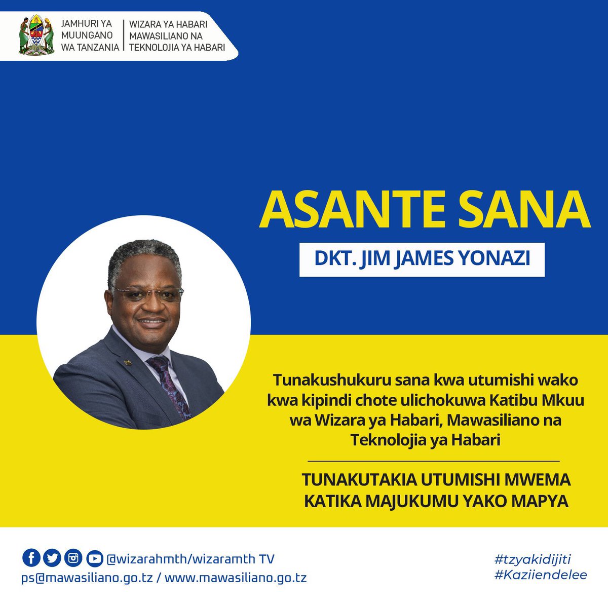 AD_Abinallah's tweet image. Ingawa ushiriki ulikuwa kwa ngazi ya @wizarahmth, binafsi natoa shukrani za dhati kwa ushirikiano wako kwa #MediaConvergency haswa katika Jukwaa la #InnoTechForum ambalo umekuwa wakati wote tayari kupokea maoni, ushauri,  ushiriki na wadau kutoka Sekta ya Ubunifu &amp;amp; Teknolojia.